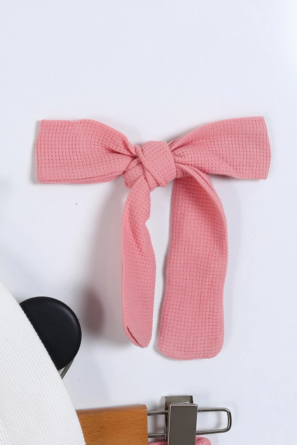 Gül Kurusu (6-24 Ay) Waffle Kumaş Yaka Papatya Figürlü Bandana  Figürlü Kız Bebek Takım 339624