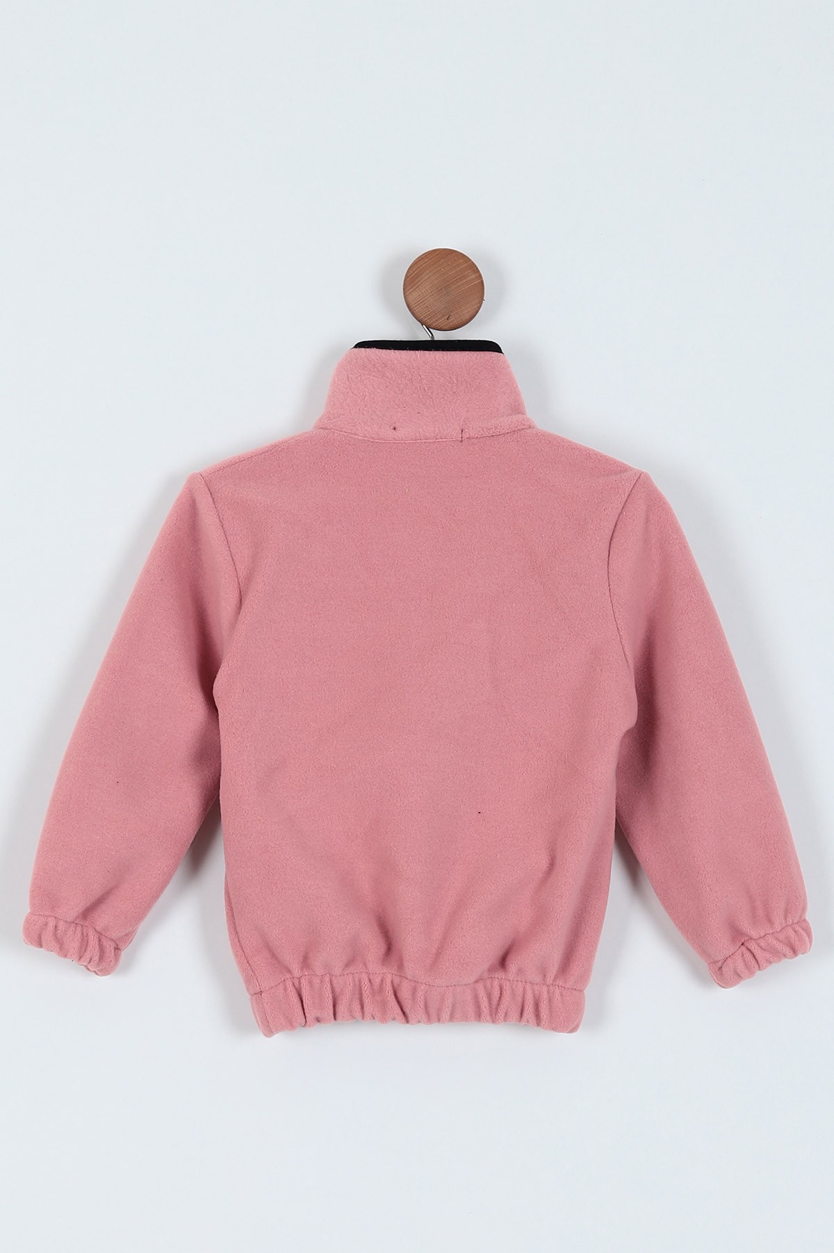 Gül Kurusu (8-12 Yaş) Bel Lastikli Yarım Fermuarlı Kız Çocuk Sweat 224459