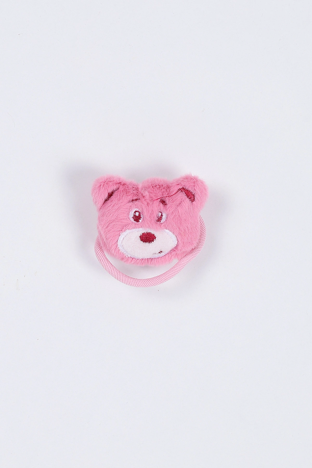 Gül Kurusu Ayı Figürlü Peluş Lastik Toka 401684