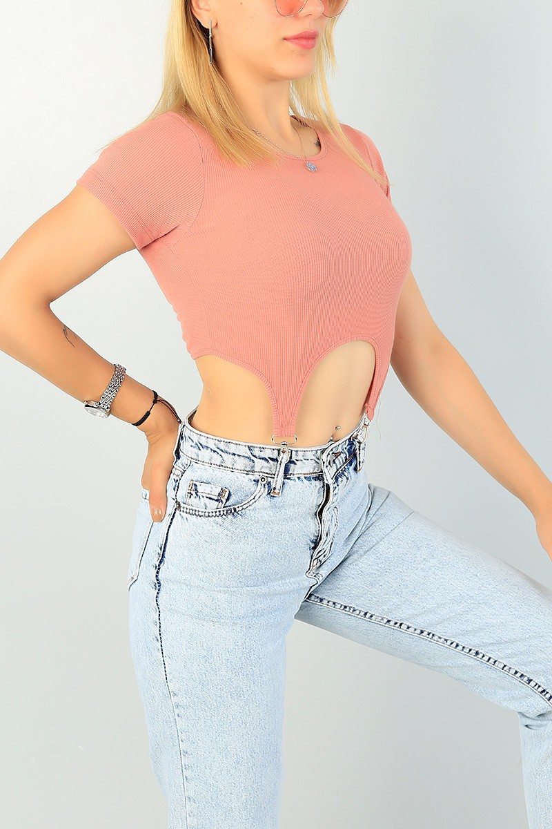 Gül Kurusu Beli Çengelli Fitilli Body 71300