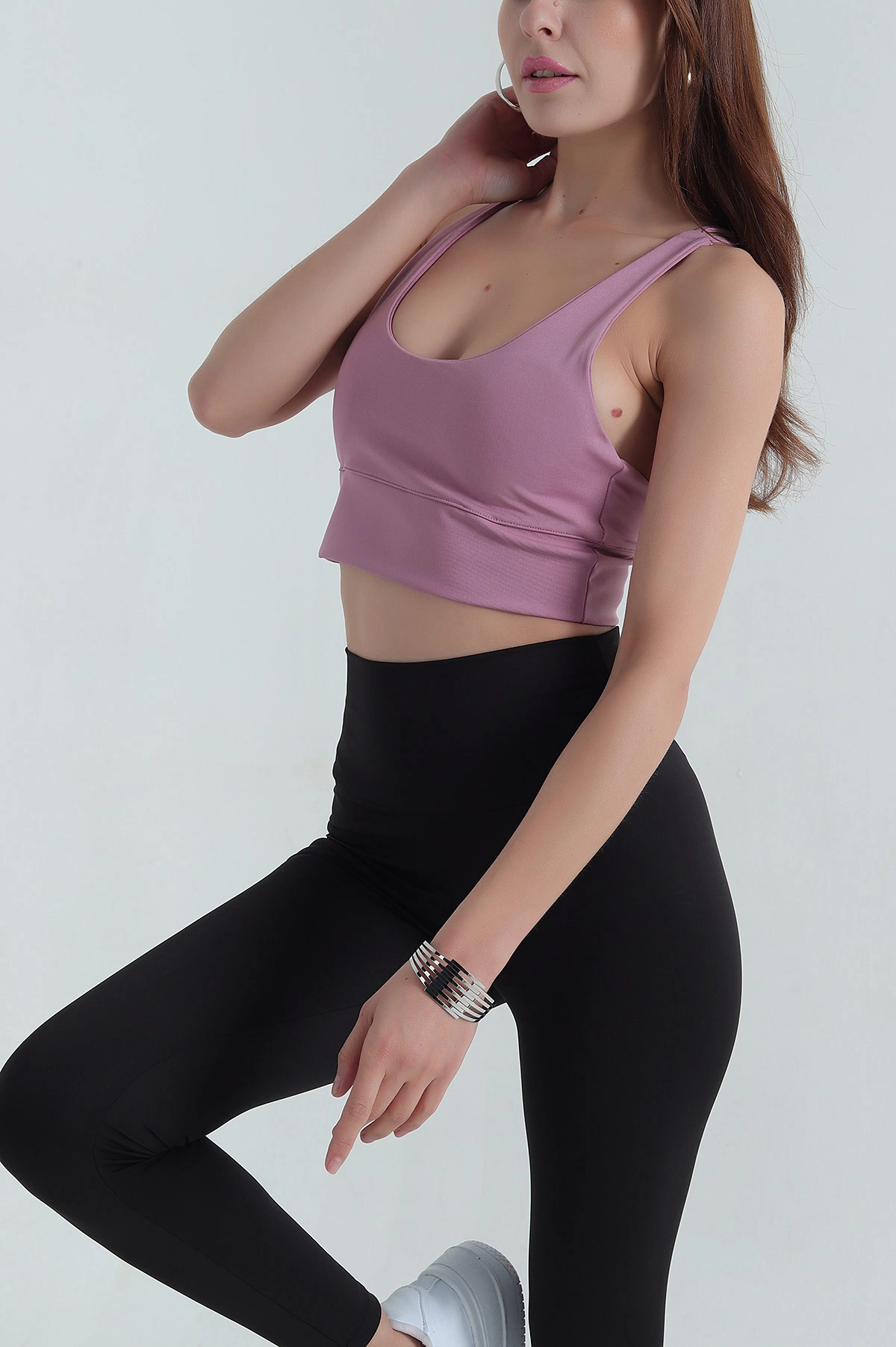 Gül Kurusu Caplı Scuba Kadın Büstiyer 383075