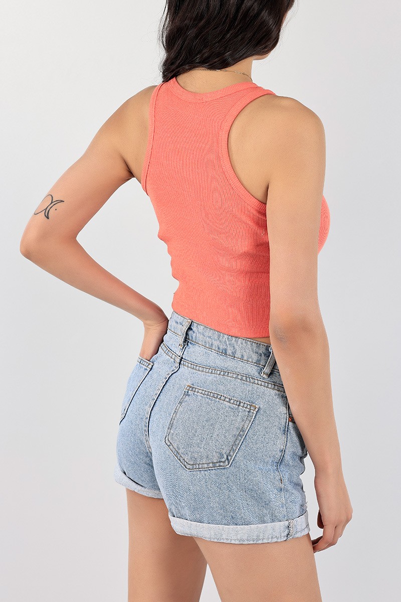 Gül Kurusu Kolsuz Fitilli Crop 97551