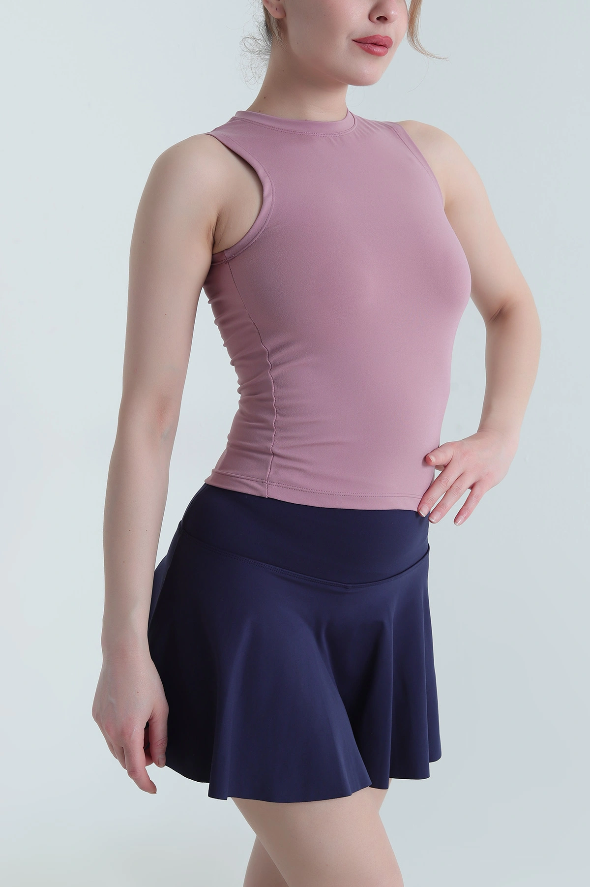 Gül Kurusu Oysho Belize Kolsuz Kadın Bluz 453822