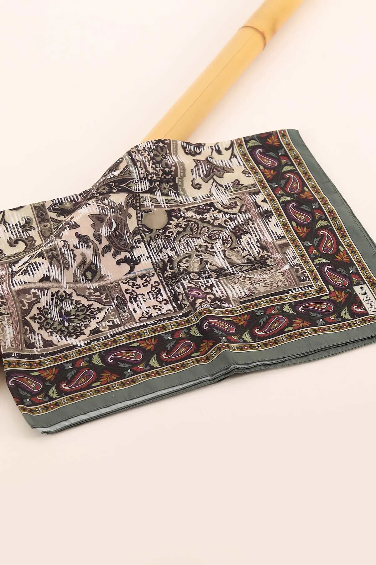 Haki 75x180 Cm Our Fashion Dijital Baskılı Desenli Soft Şal 408648