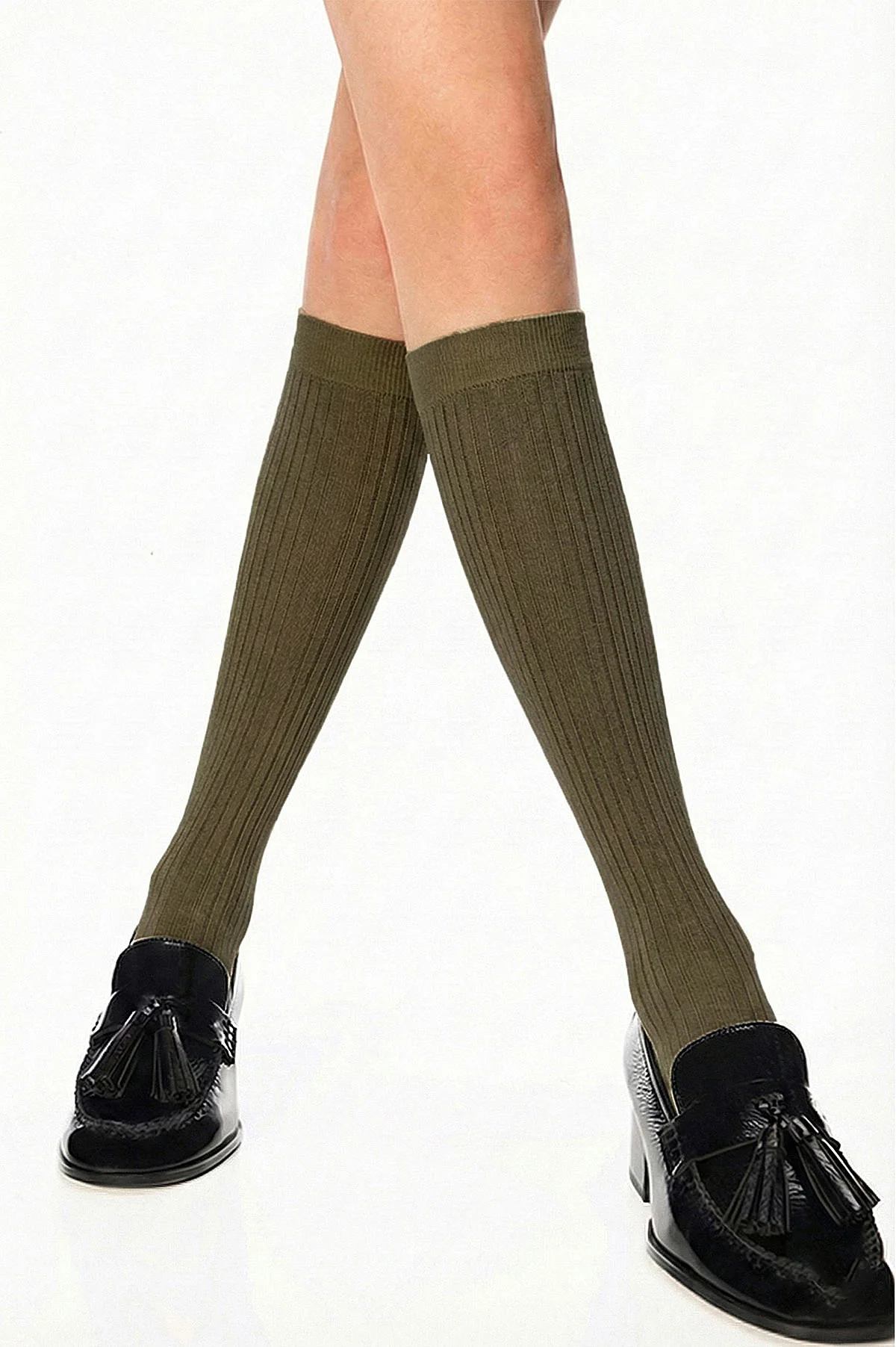 Haki 76 Penti Stripe  60 Den Pantolon Çorabı 421623