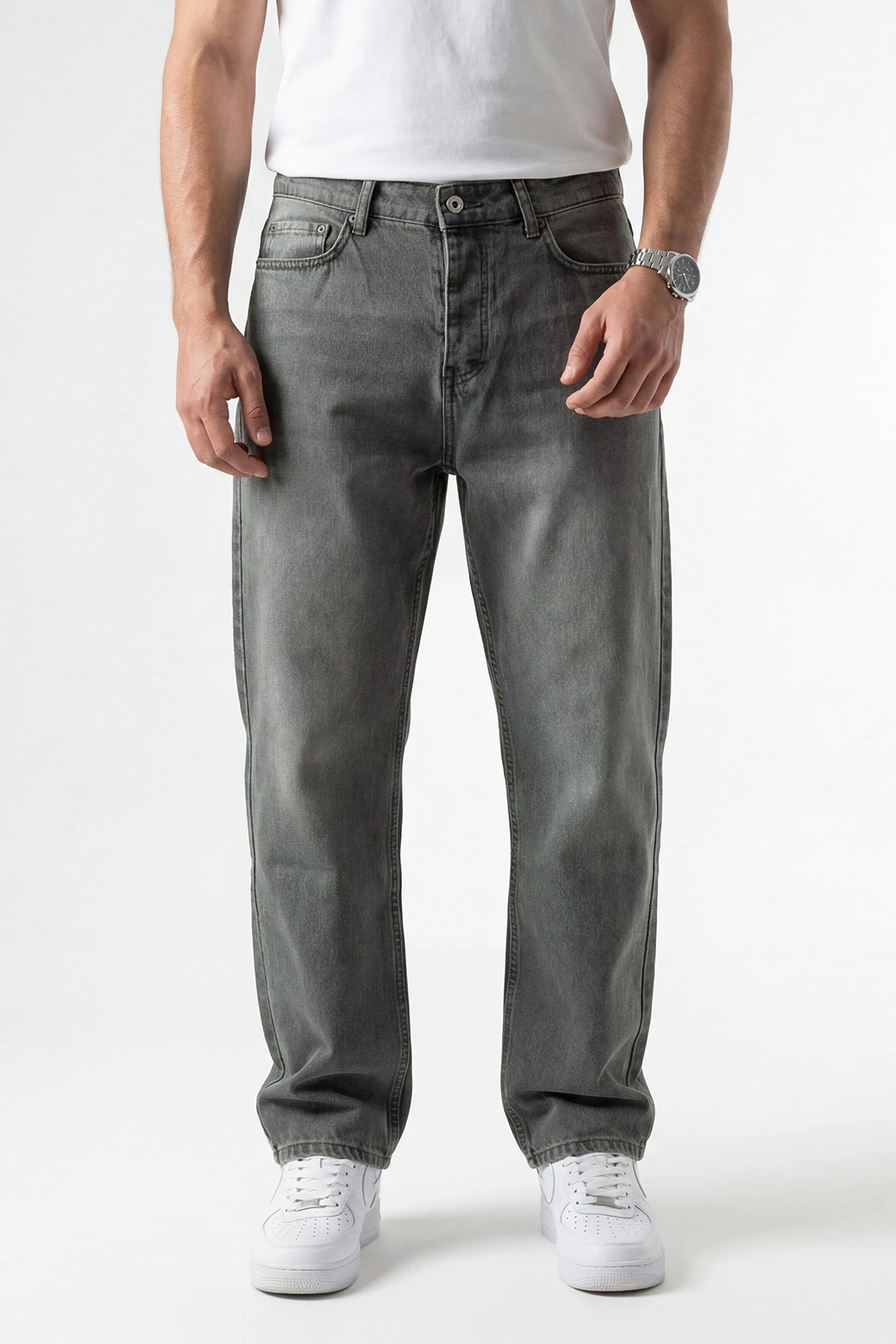 Haki Baggy Erkek Kot Pantolon 444770
