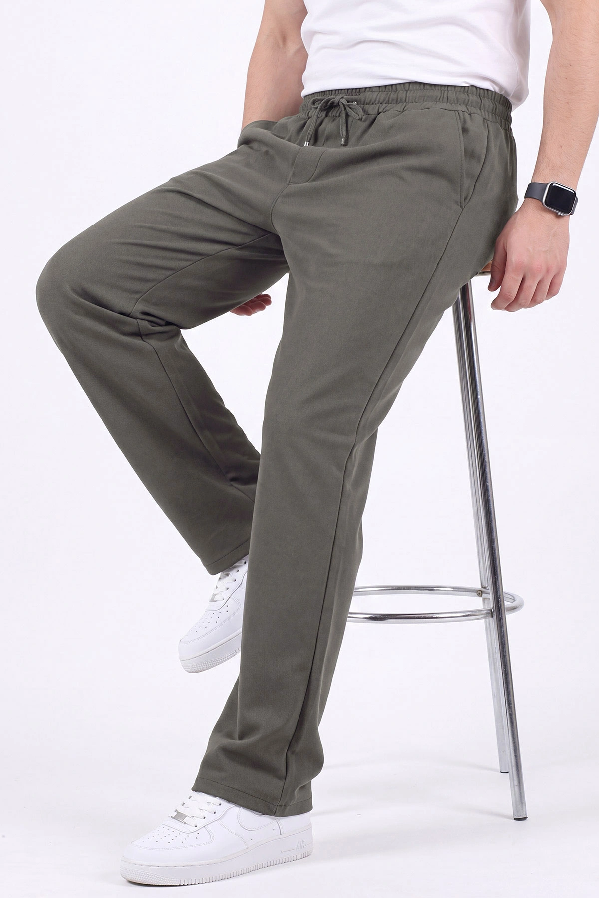 Haki Baggy Jogger Erkek Pantolon 472227