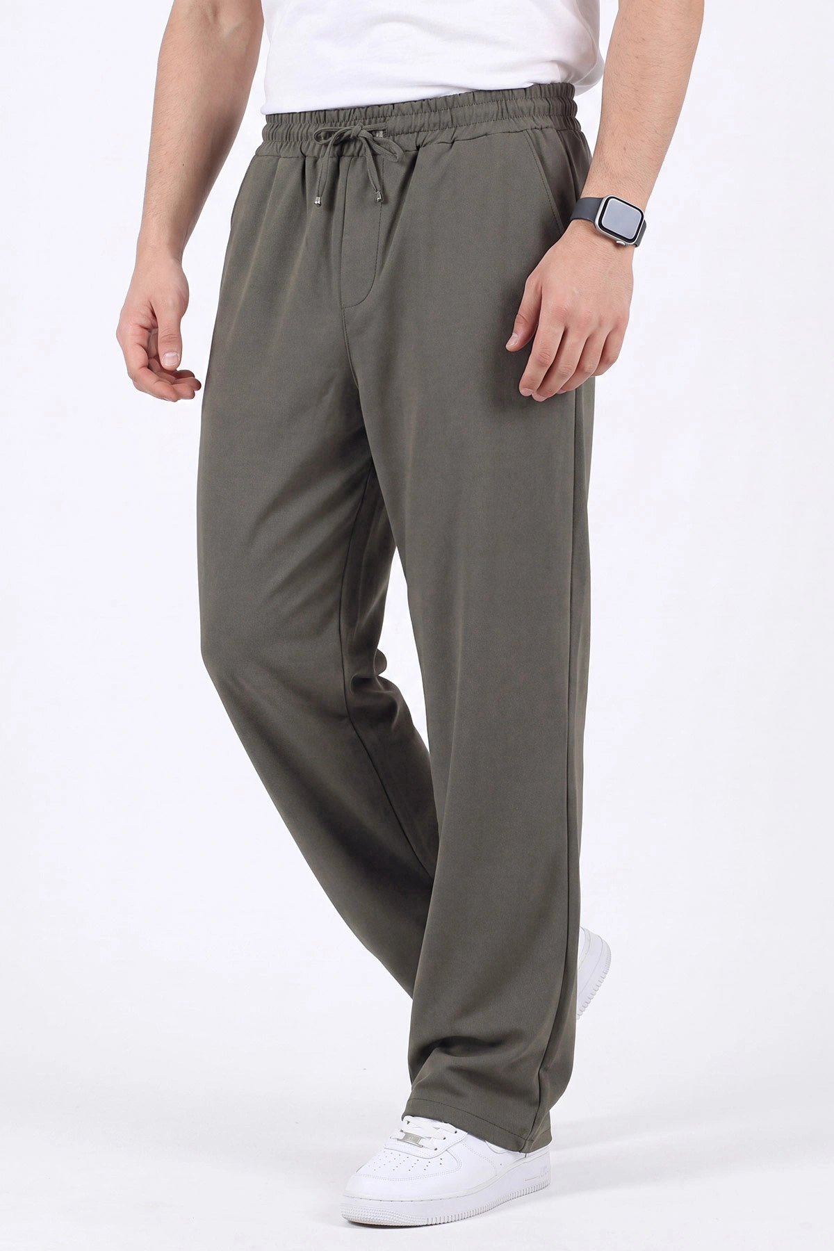 Haki Baggy Jogger Erkek Pantolon 472227