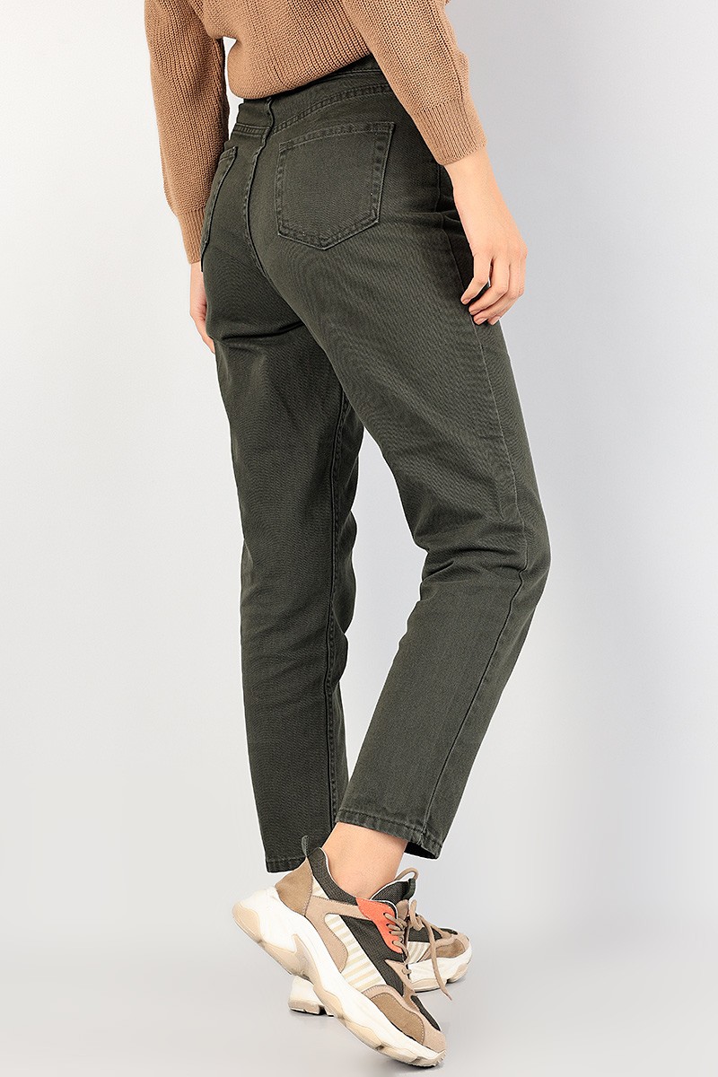 Haki Bayan Mom Kot Pantolon 84721
