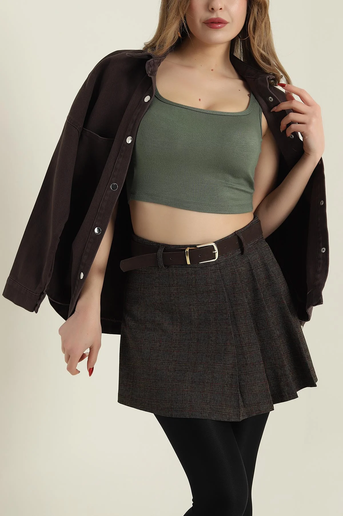 Haki Destekli Modal Kadın Büstiyer 426723