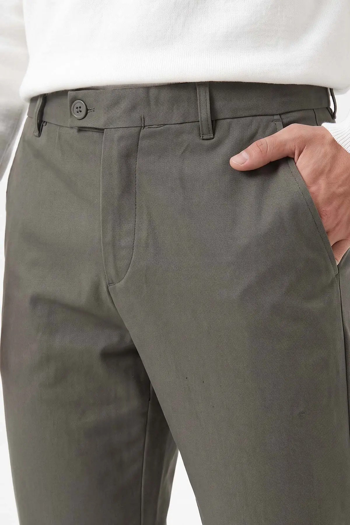 Haki Gabardin Erkek Pantolon 491675