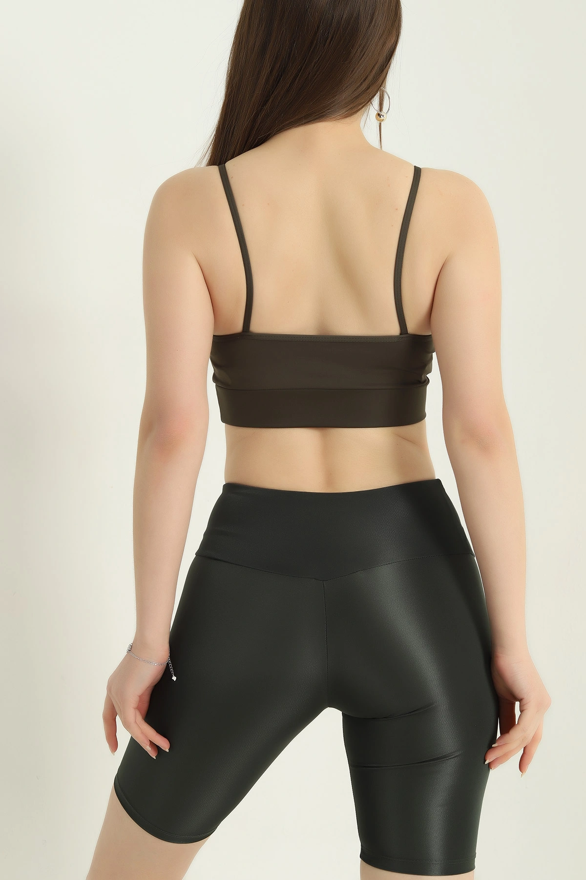 Haki Kaplı İp Askılı Büstiyer 337078
