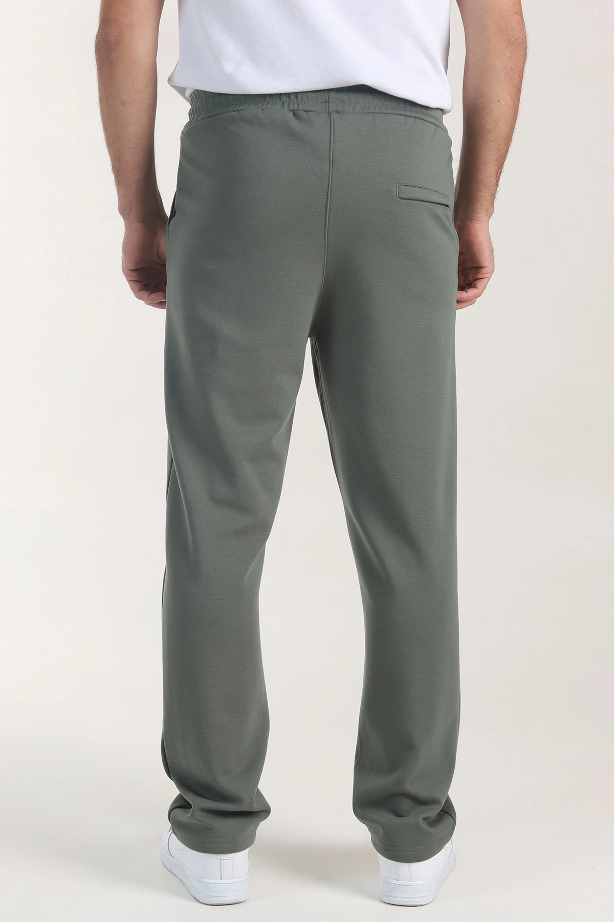 Haki Osyho Kumaş Şardonlu Baggy Erkek Pantolon 407672