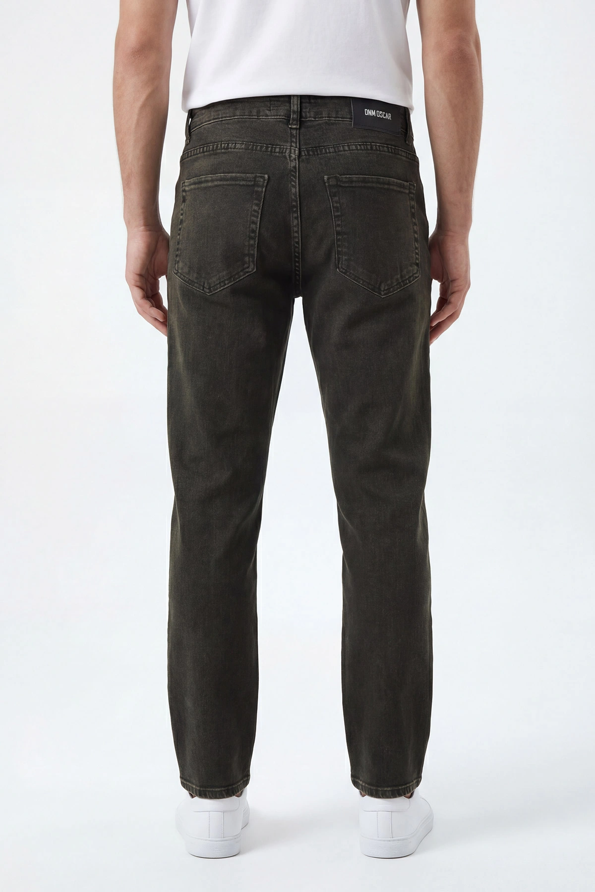Haki Regular Fit Likralı Erkek Kot Pantolon 430939
