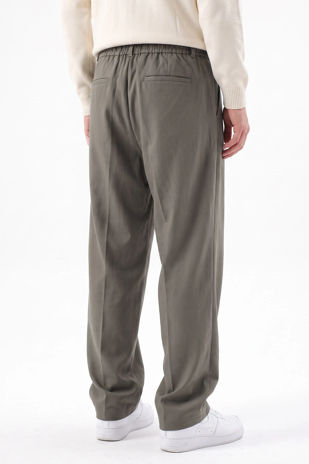 Haki Sidney Kumaş Baggy Cep Detaylı Erkek Pantolon 491715