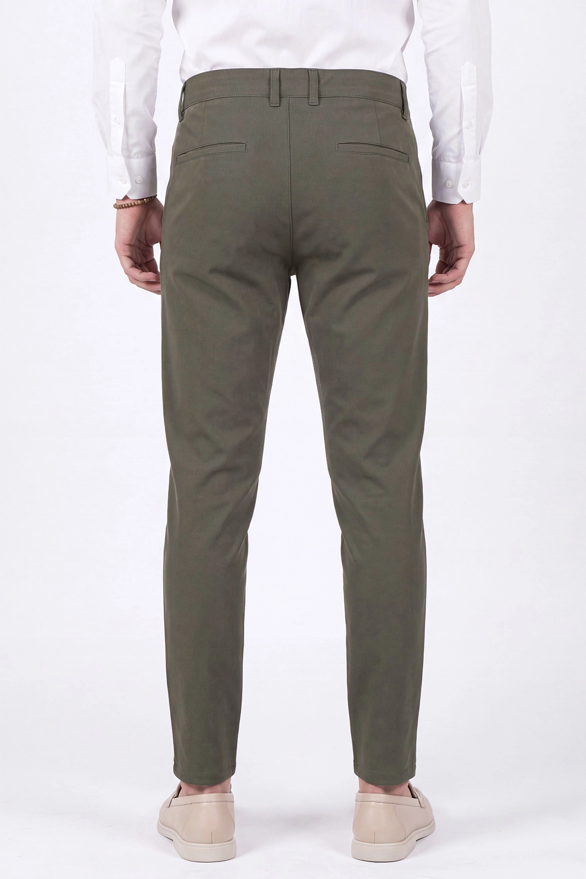 Haki Slim Fit Erkek Kumaş Pantolon 472241