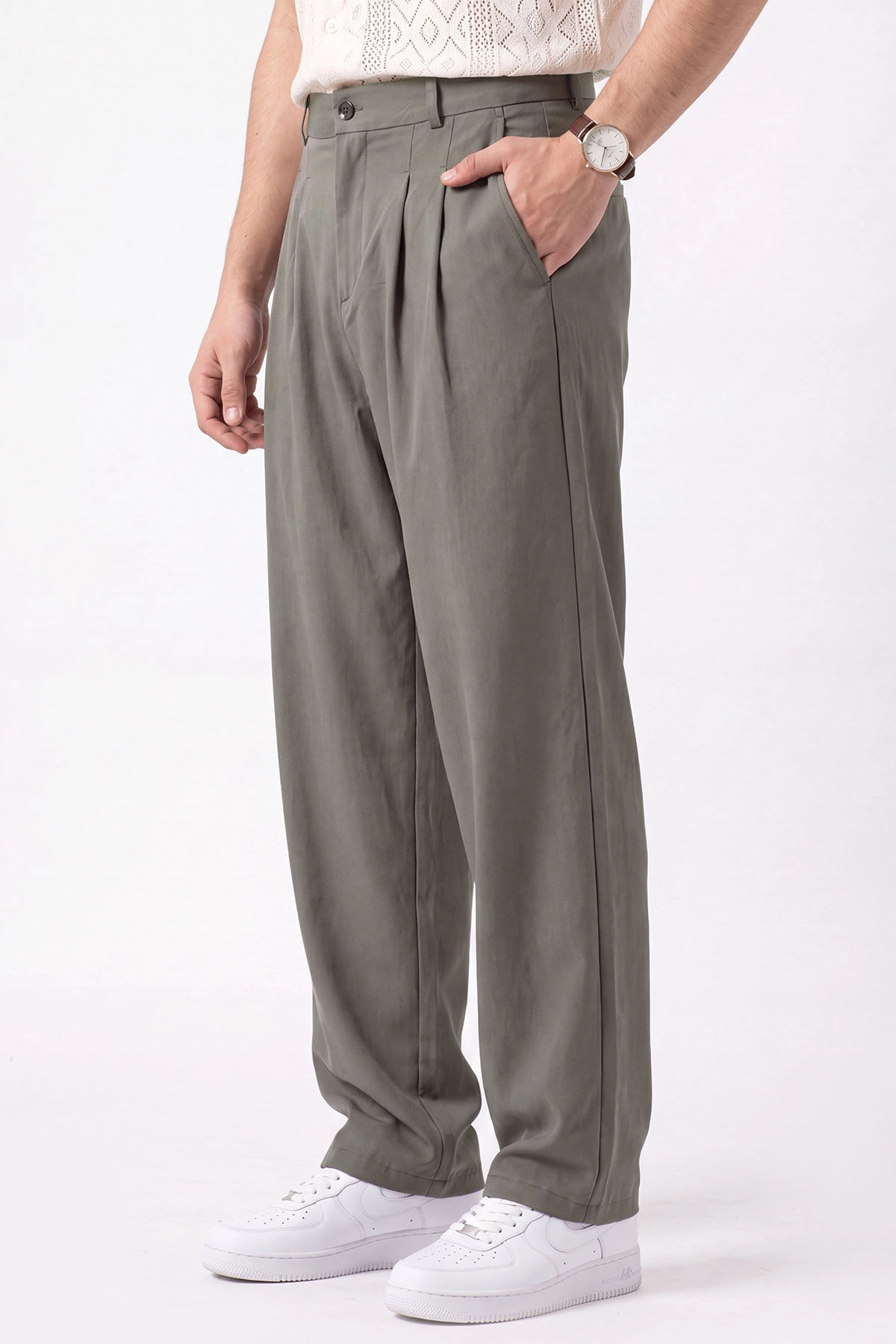 Haki Yeni Sezon Baggy Erkek Pantolon 472161