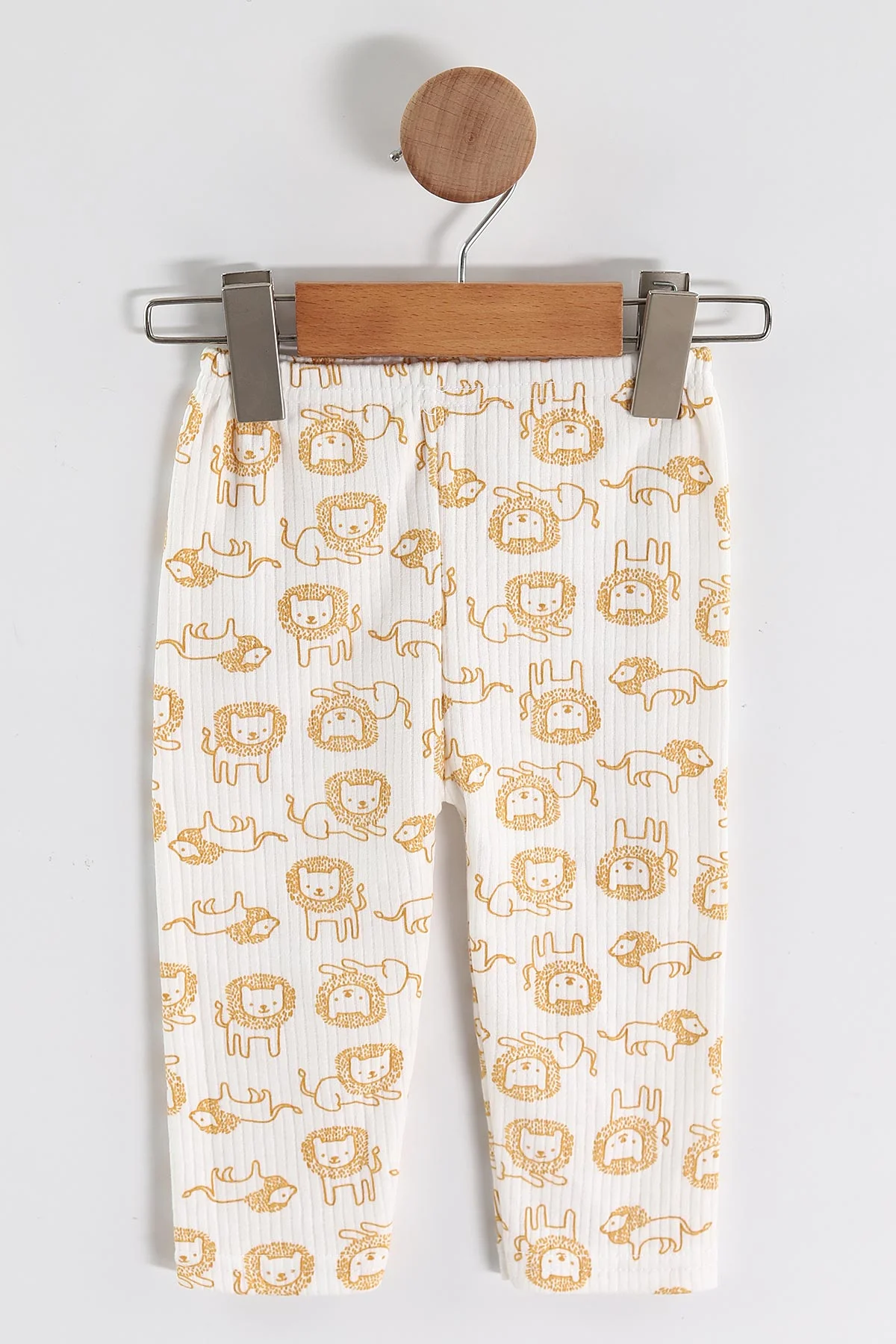 Hardal (1-3 Yaş) Aslan Desenli Raporlu Çocuk Pijama Takım 459403