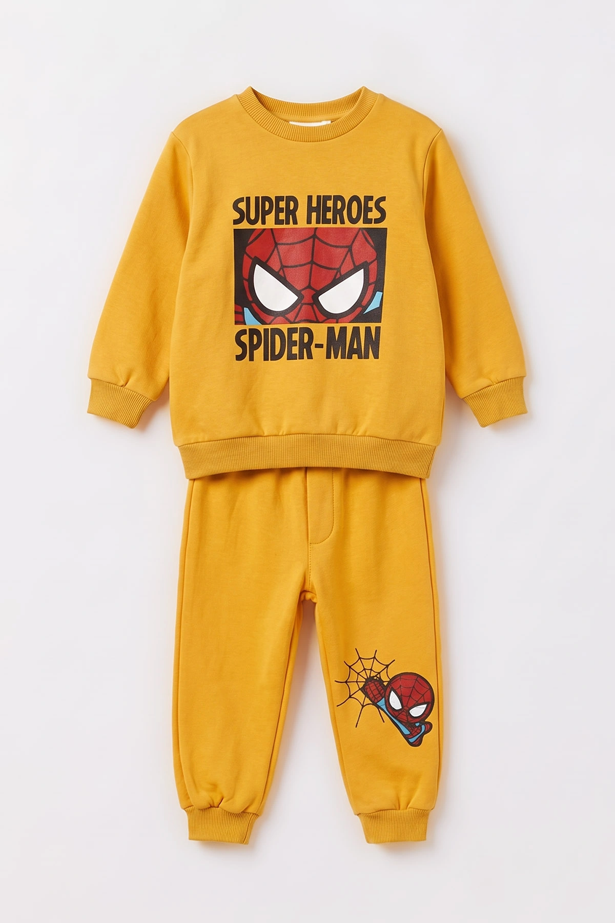Hardal (1-5 Yaş)  Super Heroes  Baskılı 2 İp İçi Şardonlu  Erkek Çocuk 2'li Takım 497099