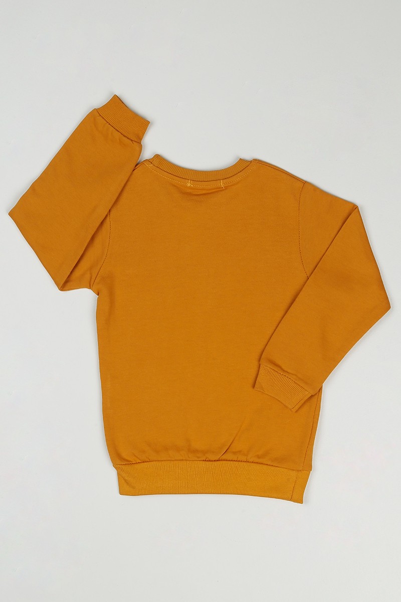 Hardal (4-8 Yaş) Brookyln Baskılı Erkek Çocuk Sweatshirt 88937
