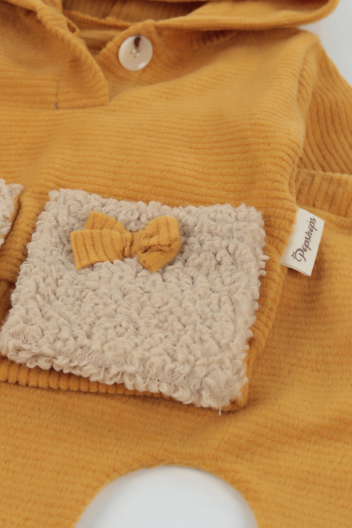 Hardal (6-18 ay) Peluş Cepli Kız Çocuk Takım 132706