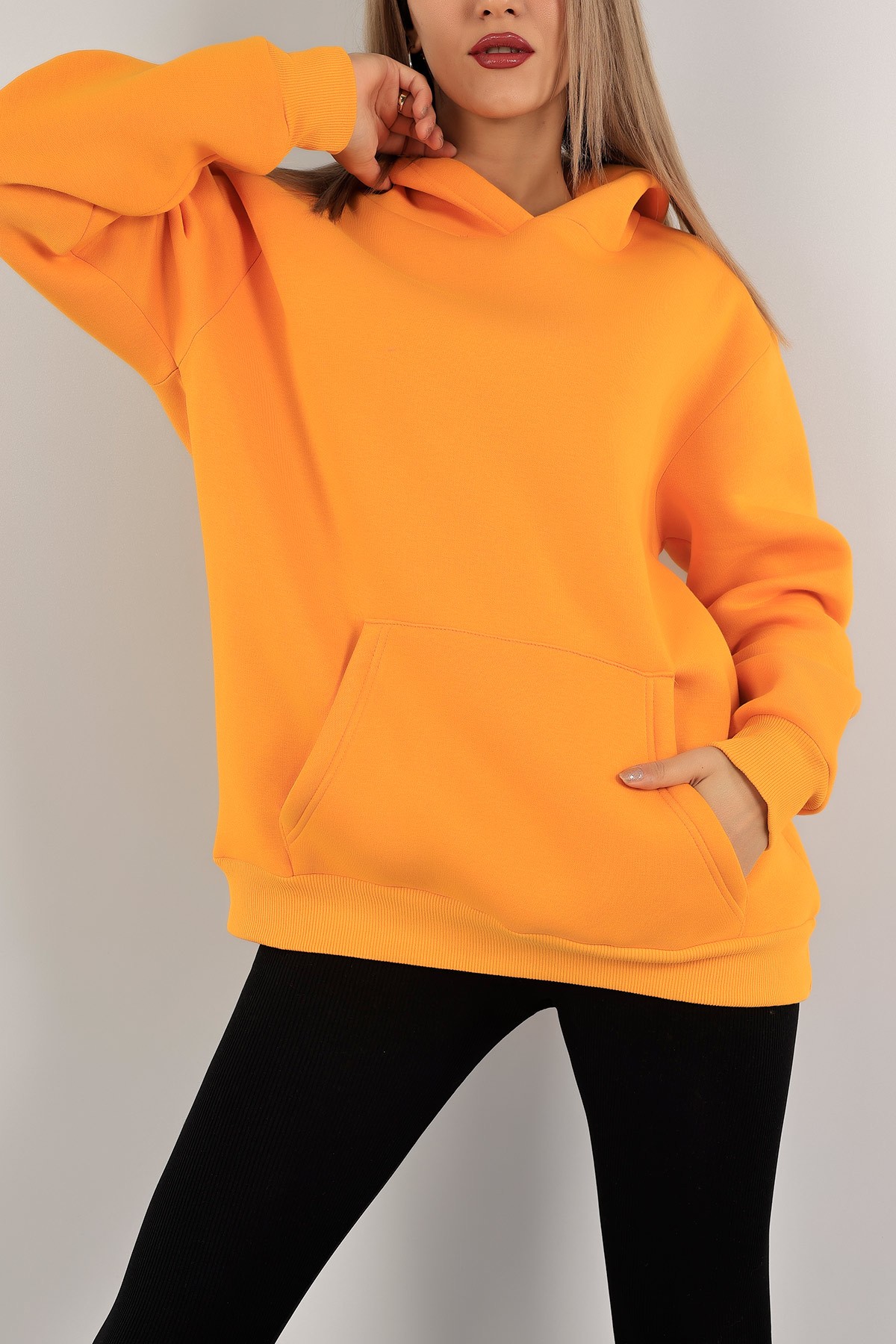 Hardal Şardonlu Bayan Sweat 136522