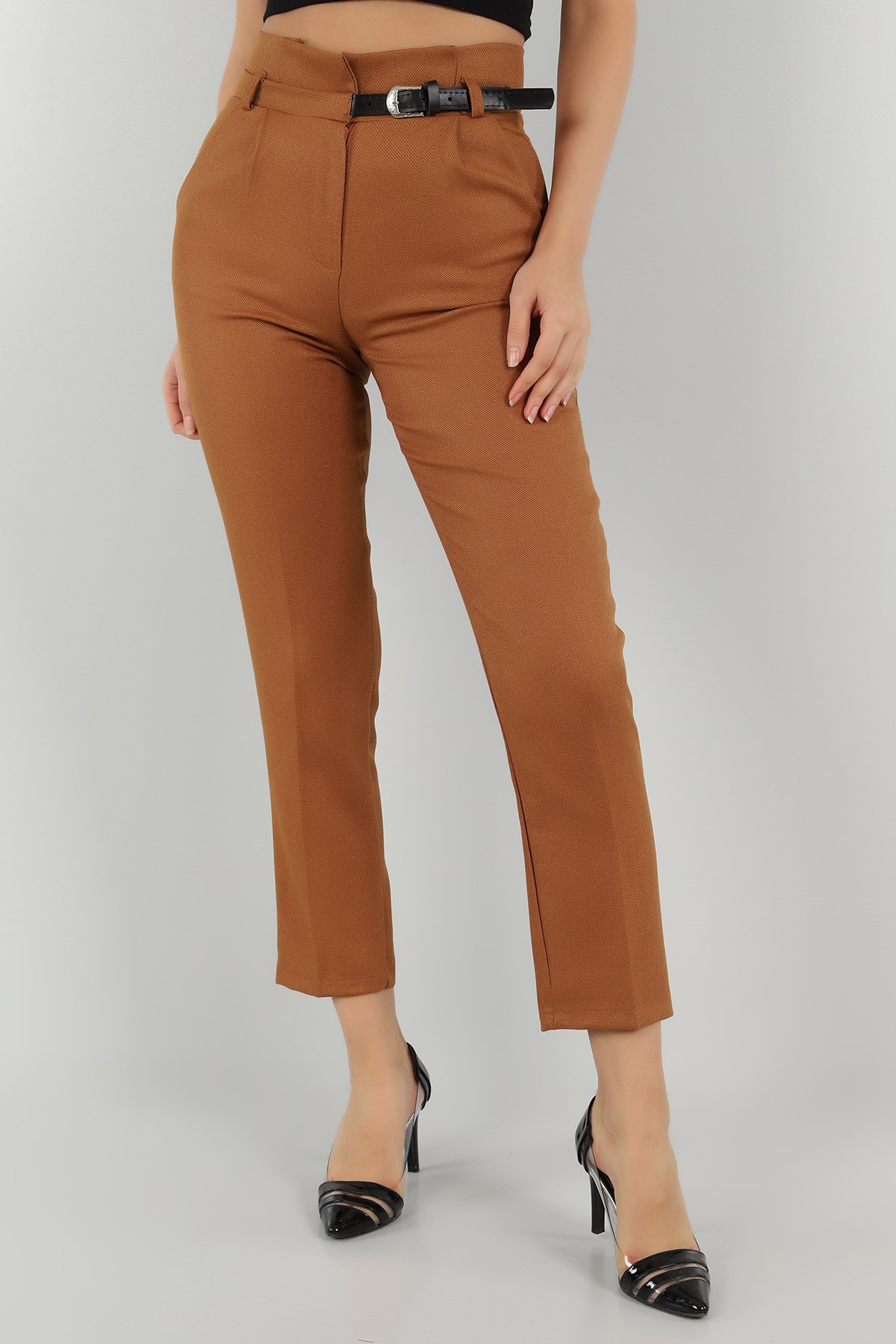 Hardal Yün Efek Pantolon -T 149037