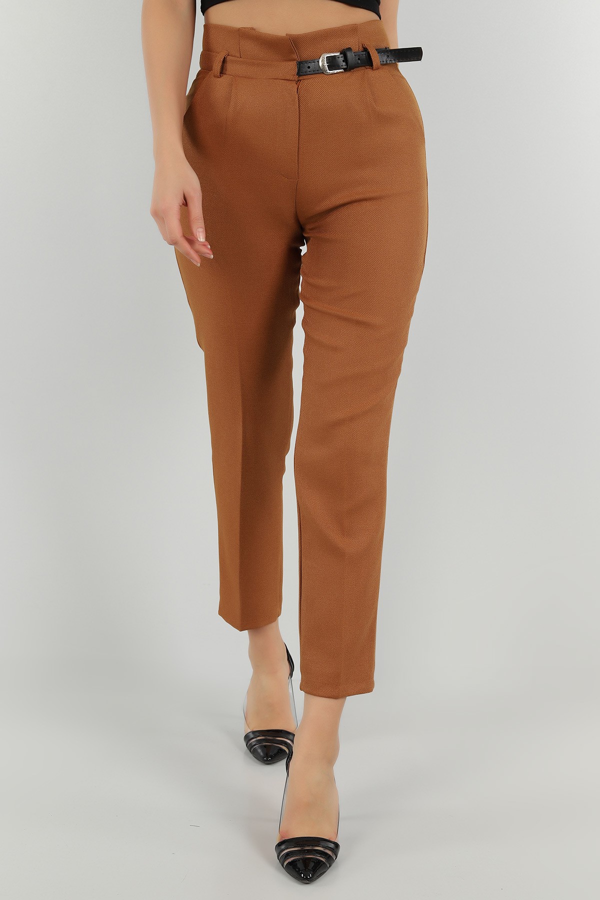 Hardal Yün Efek Pantolon -T 149037