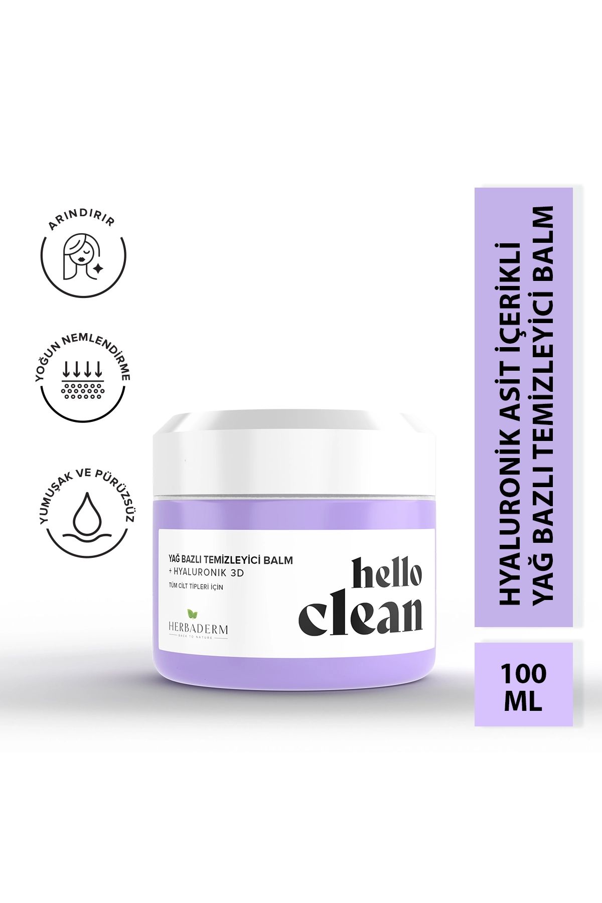 Herba Derm Hello Clean Yağ Bazlı Temizleyici Balm 100 Ml | Yoğun Nemlendirici 280214