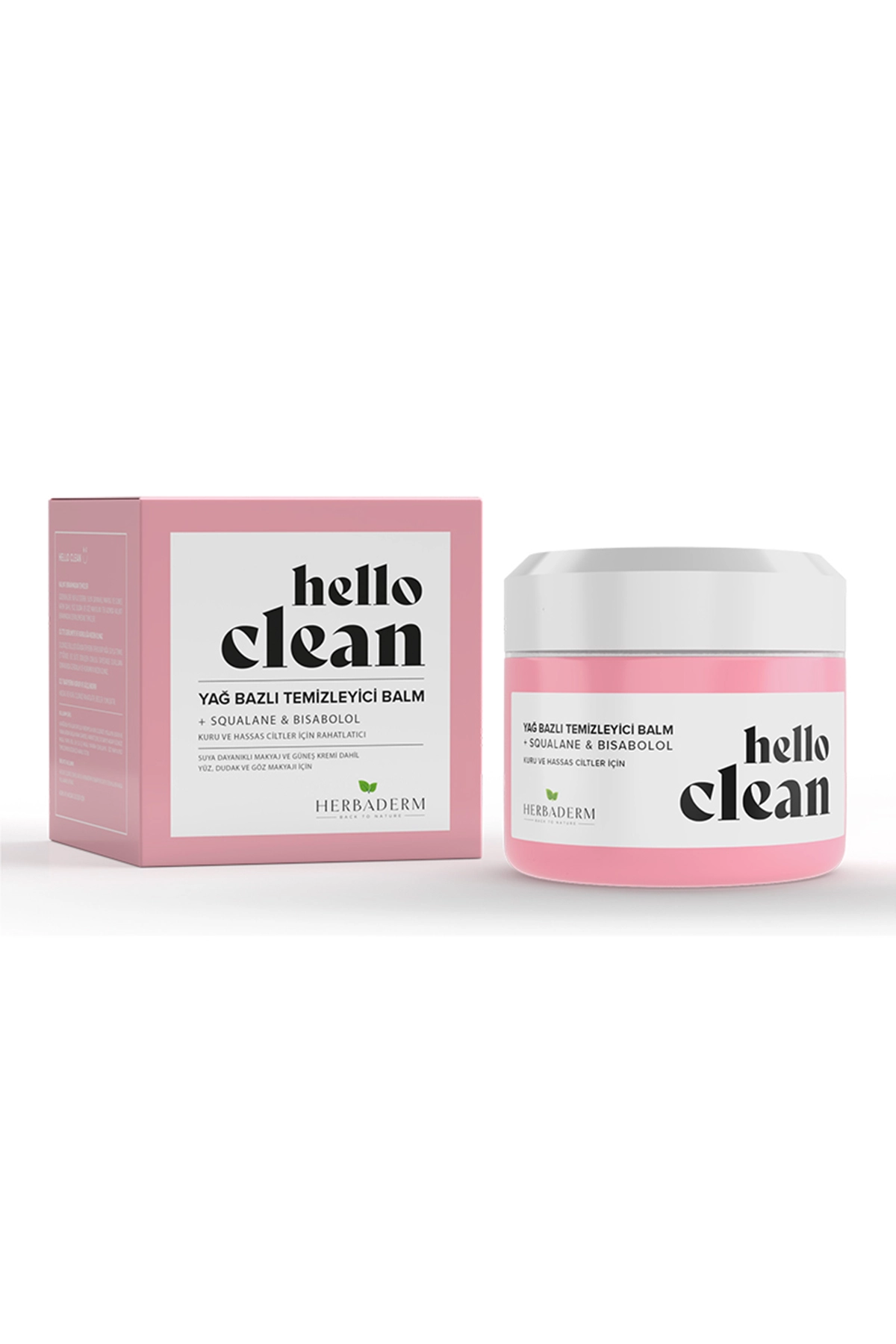Herbaderm Hello Clean Kuru Ve Hassas Ciltler İçin Yağ Bazlı Makyaj Temizleyici 280213