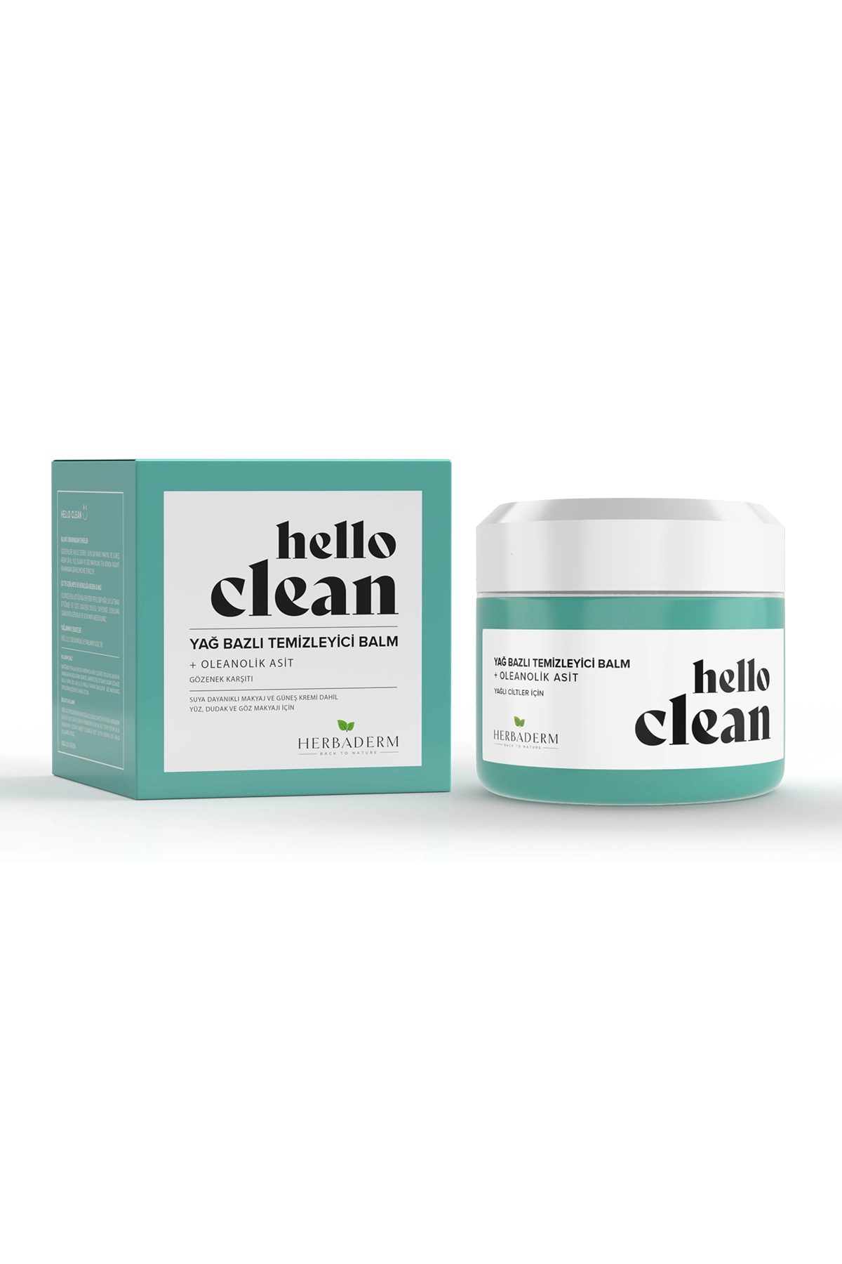 Herbaderm Hello Clean Yağ Bazlı Temizleyici Balm Gözenek Karşıtı Ve Oleanolik Asit 100 Ml 280210