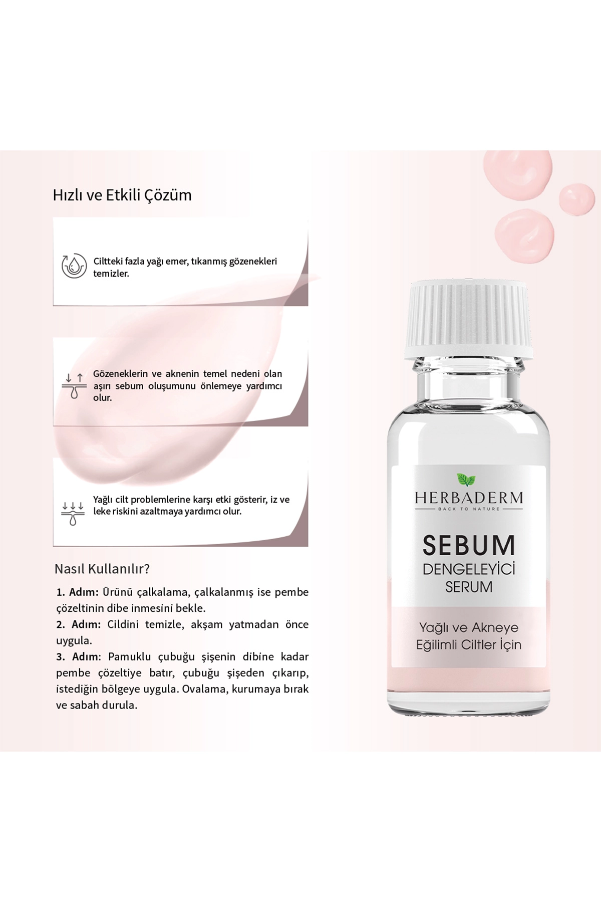 Herbaderm S.O.S Siyah Nokta Karşıtı Serum 20 ml 280222