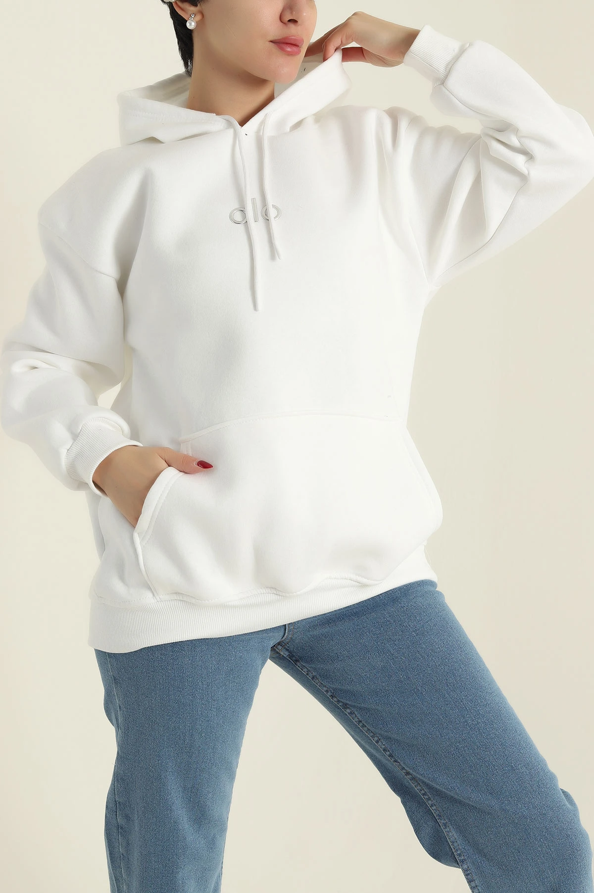 İçi Şardonlu Fermuarlı Kadın Sweat 418991