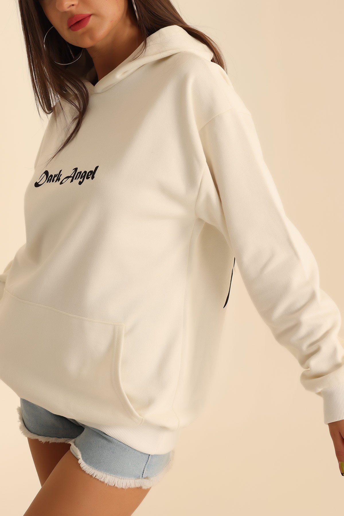 İki İp Kapüşonlu Bayan Sweat 199605