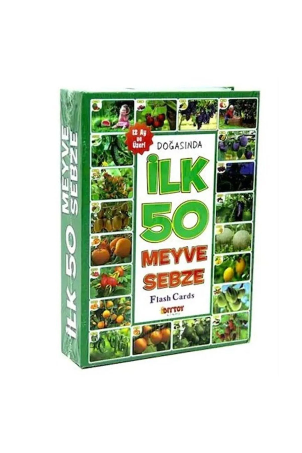 İlk 50 Meyve Ve Sebze Eğitici Çocuk Oyun Kartları 339412
