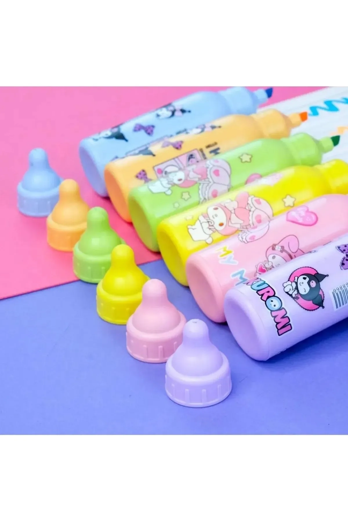 Biberon Kuromi My Melody Fosforlu Kalem Seti 6'lı 279254 |110.99