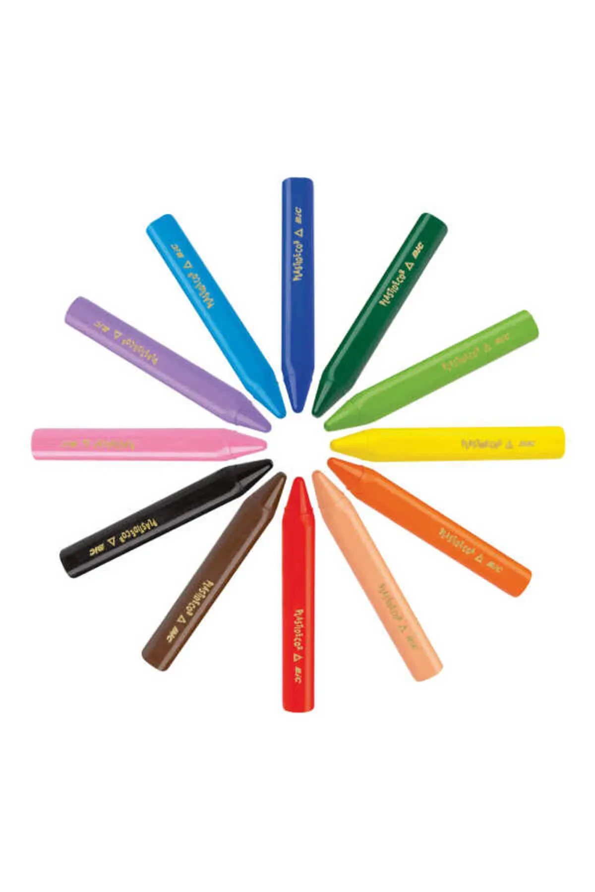 Bic Kids Elleri Kirletmeyen 12 Renk Mum Boya 273934