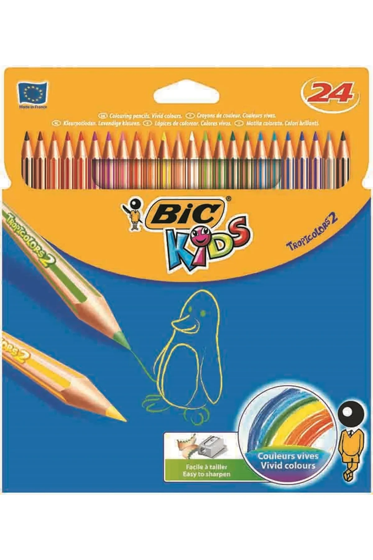 Bic Tropıcolor Boya Kalemi 24'lü Kutu 273949