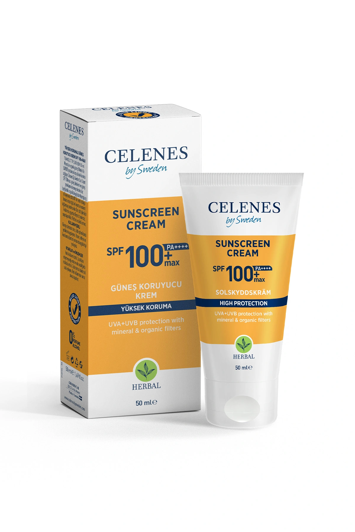Celenes Herbal Güneş Koruyucu Krem SPF 100 Max 50 ml 281295