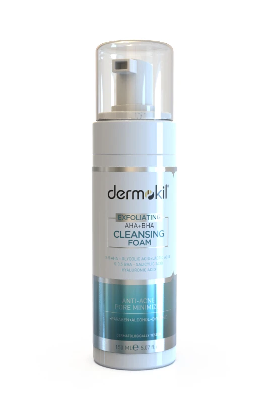 Dermokil Peeling Etkili AHA+BHA+ Niacinamide Yüz Temizleme Köpüğü 150 ml 261753