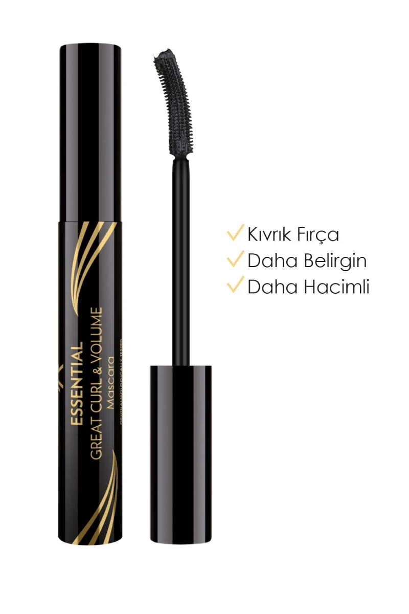 Essential Great Curl & Volume Mascara - Black - Kıvrım Veren Maskara 252053