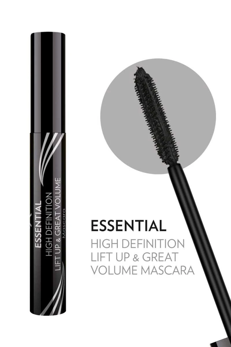 Essential High Definition & Liftup & Great Volume Mascara - Black - Hacim Veren Maskara 252047