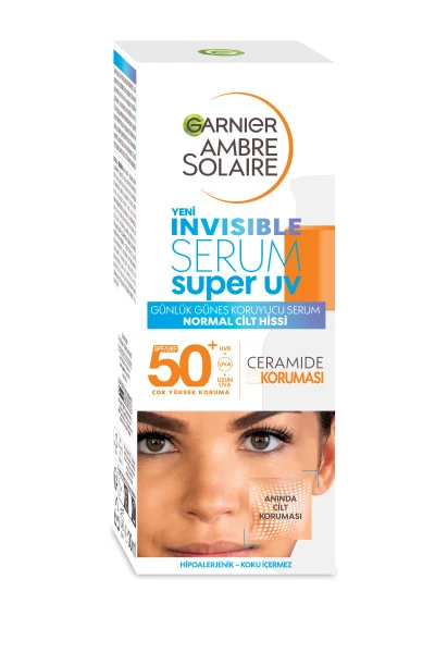 Garnier Invisible Spf50 Süper Uv Günlük Güneş Koruyucu Serum 30 ml 260359