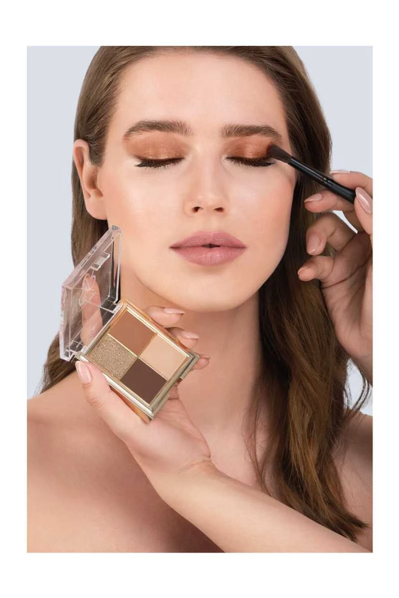 Golden Rose Quattro Eyeshadow Palette 04 Coffe Dream 263464