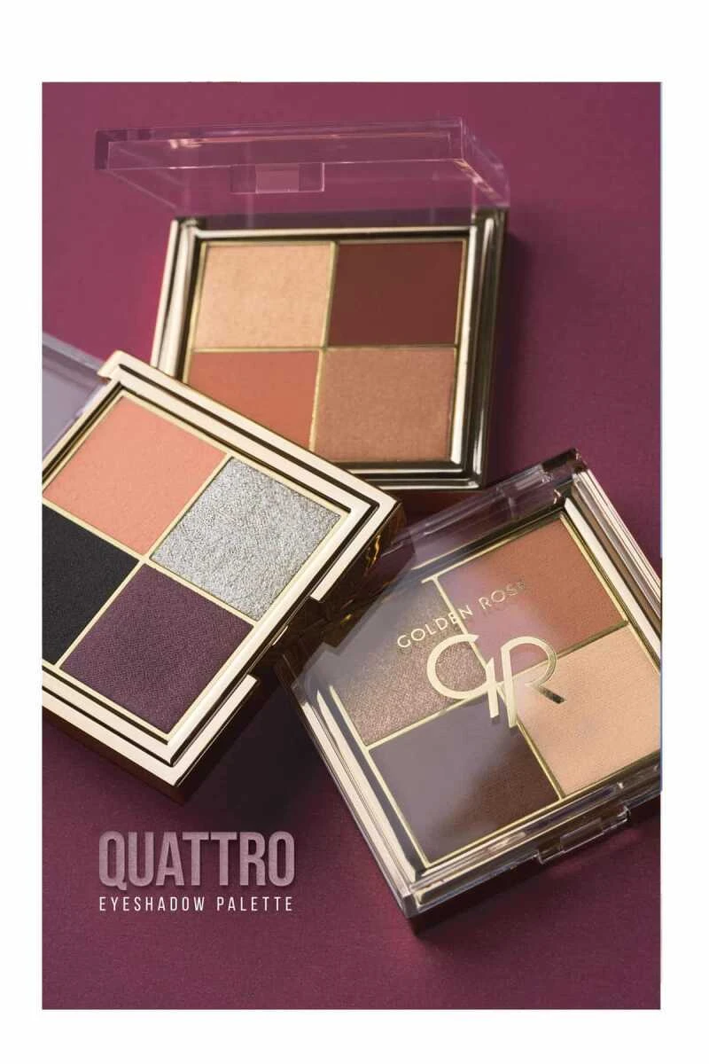 Golden Rose Quattro Eyeshadow Palette 04 Coffe Dream 263464