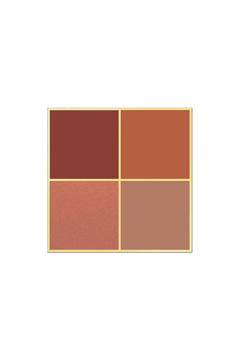Golden Rose Quattro Eyeshadow Palette 05 Red Brick 263465