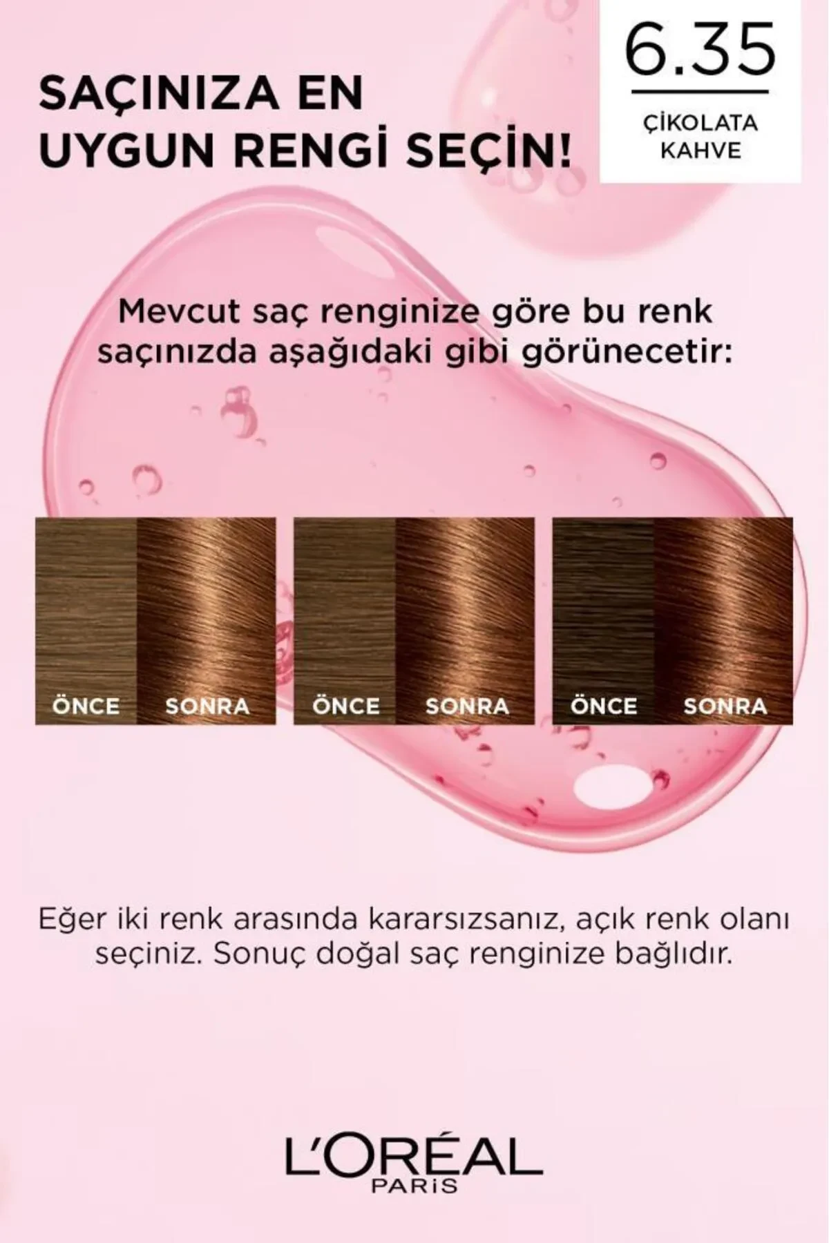 Loreal Paris Excellence Creme Saç Boyası - 6.35 Çikolata Kahve 275644