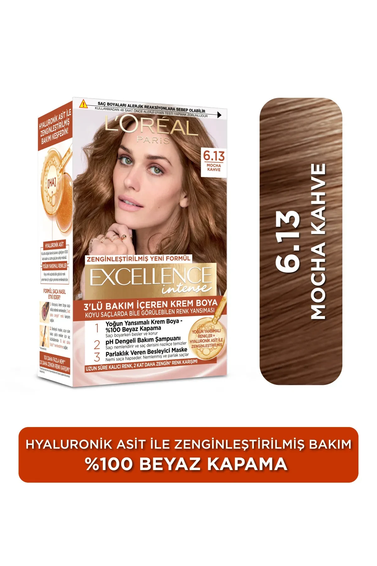 L'Oreal Paris L'oréal Paris Excellence Intense 6.13 Mocha Kahve Saç Boyası 275639