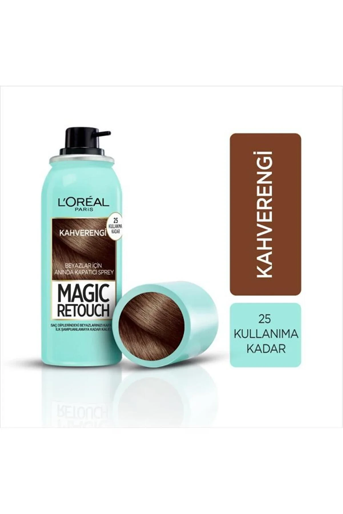 Loreal Paris Magic Retouch Beyazlar İçin Anında Kapatıcı Sprey Kahverengi 75 ml 275599