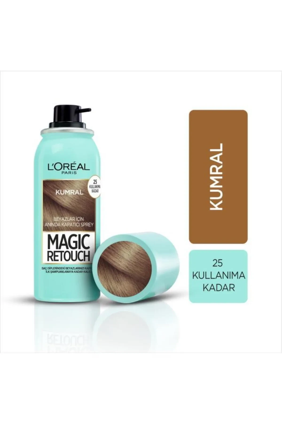 Loreal Paris Magic Retouch Beyazlar İçin Anında Kapatıcı Sprey Kumral 75 ml 275603